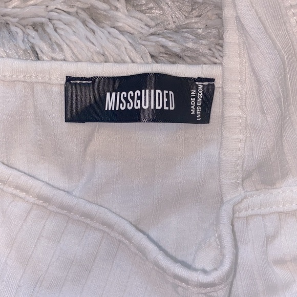 White MISSGUIDED tank top in size Medium - Picture 2 of 2